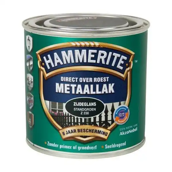 Hammerite metaallak zijdeglans standgroen Z238 250ml
