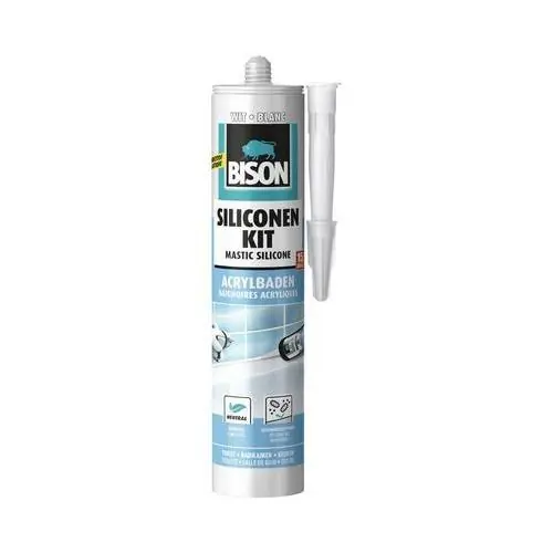 Bison siliconenkit acrylbaden wit 310ml