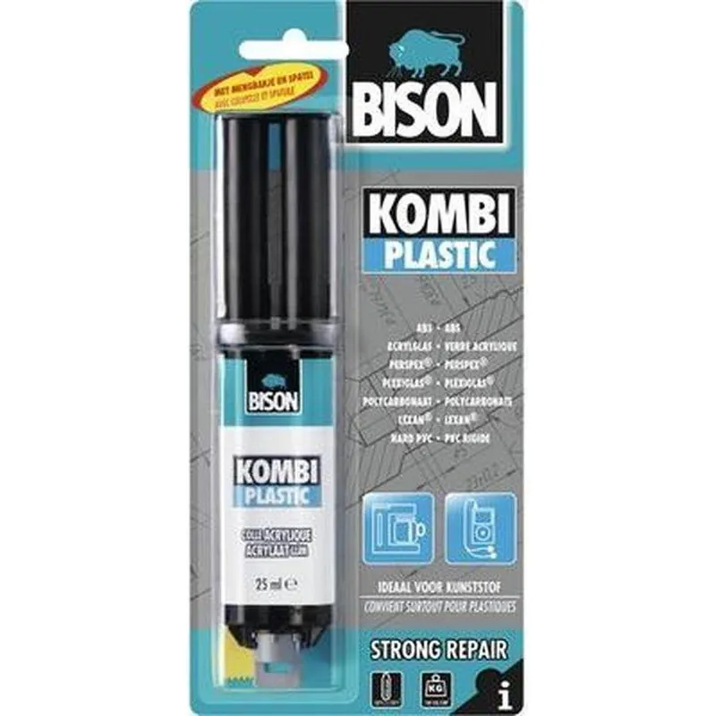 Bison Kombi 2-componentenlijm plastic 25ml