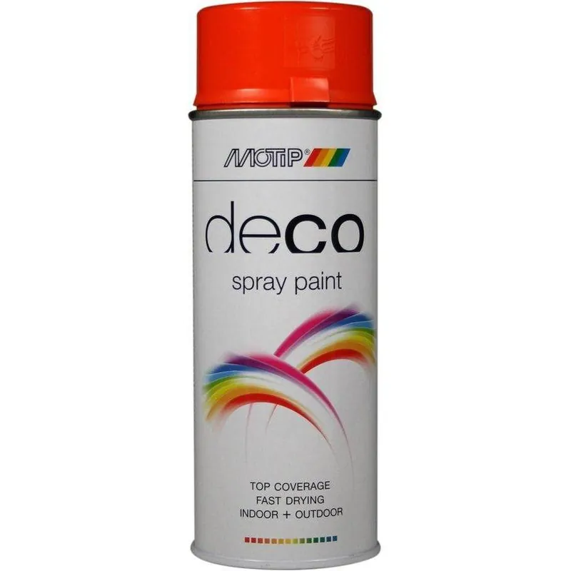 MoTip Deco hoogglans RAL2004 helder oranje 400ml