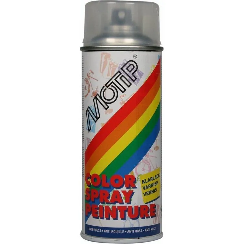 MoTip colors zijdeglans clear varnish alkyd 400 ml.