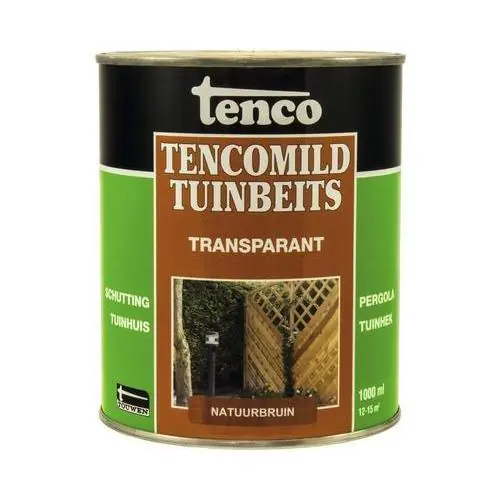 Tenco Mild tuinbeits transparant 1 liter naturel bruin