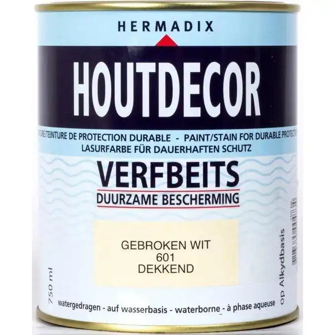 Hermadix houtdecor 601 gebroken wit 2,5 liter