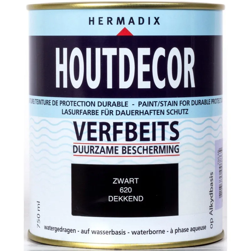 Hermadix houtdecor 620 zwart 750 ml
