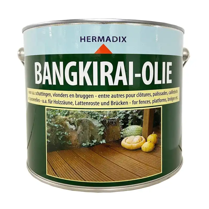 Hermadix bangkirai olie 2,5 liter
