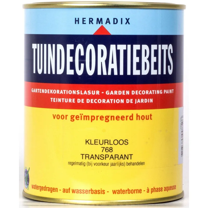 Hermadix tuindecoratiebeits kleurloos 768 750ml