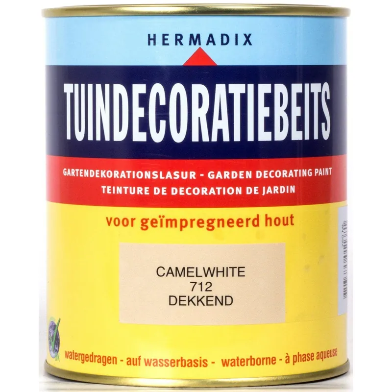 Hermadix tuindecoratiebeits 712 camelwhite 750 ml