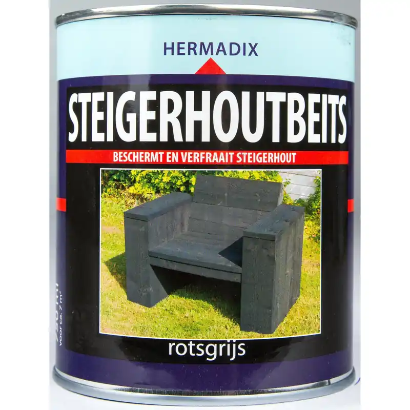 HERMADIX STEIGERHOUTBEITS ROTSGRIJS