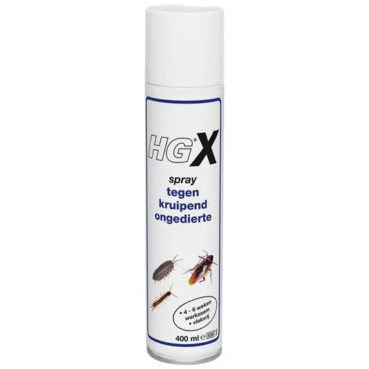 HGX spray tegen kruipend ongedierte 400 ml.