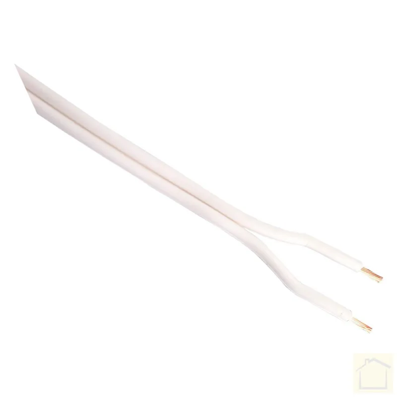 Luidsprekersnoer 2 x 1,5 mm², 10 m wit