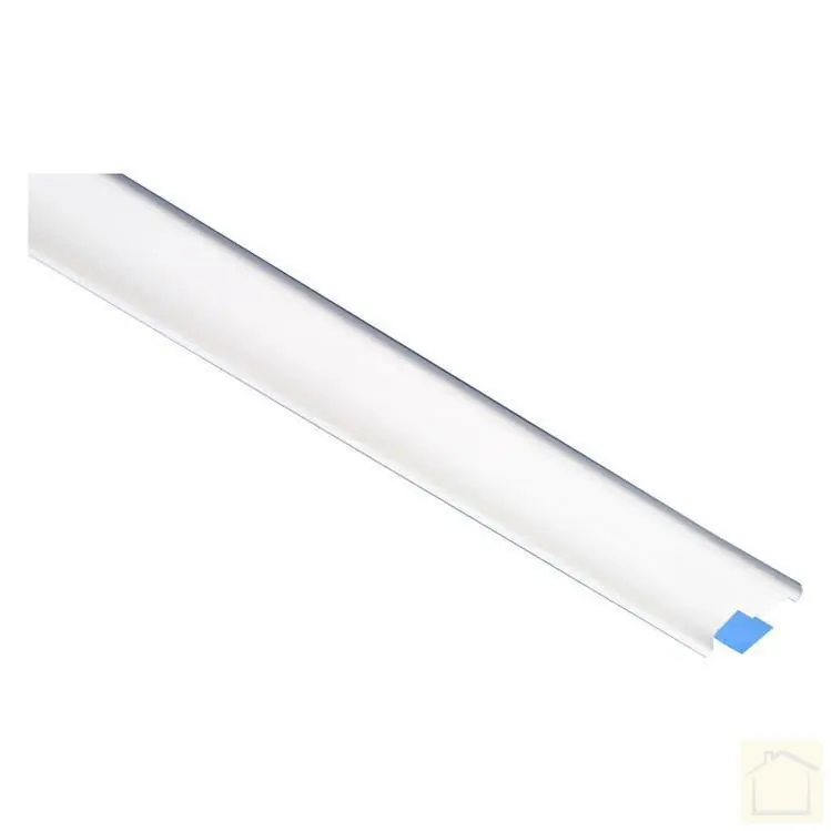 Leidinglijst 9x5mm zelfklevend wit 2 meter