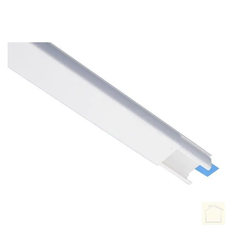 Leidinglijst 20x10mm zelfklevend wit 2 meter
