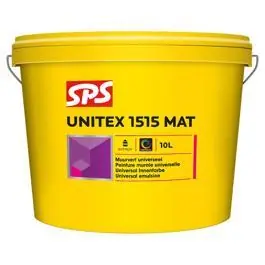 SPS Unitex muurverf 1515 mat D binnen 10l