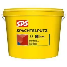 SPS spachtelputz binnen/buiten 1mm wit 15kg
