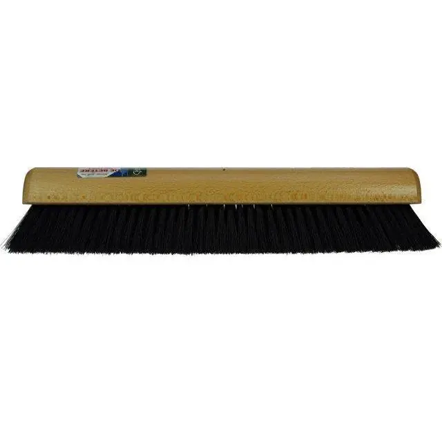 Zaalveger zwart 40 cm.