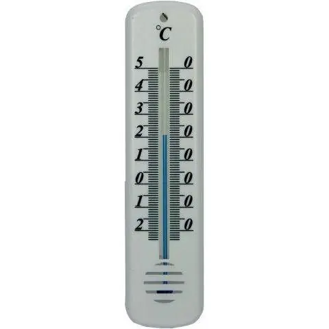 Thermometer kunststof 14 cm.