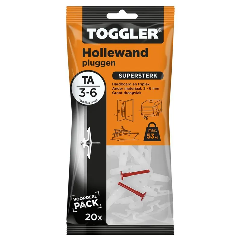 Toggler hollewand plug TA (20 st.)