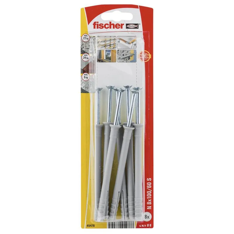 fischer nagelplug N 8x100/60 S