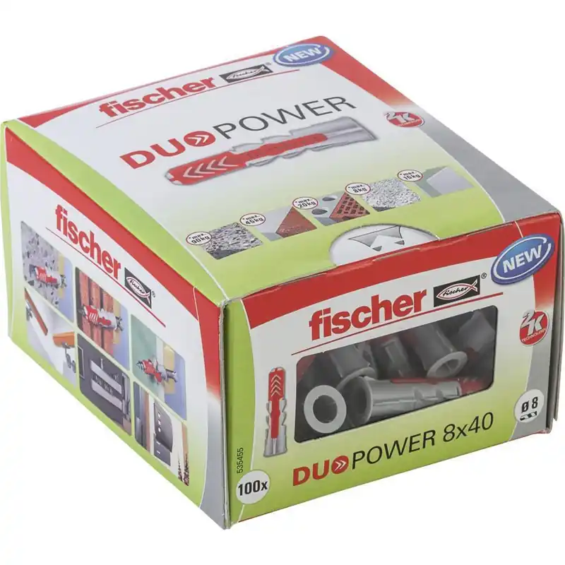 Fischer DUOPOWER 8x40 100 stuks