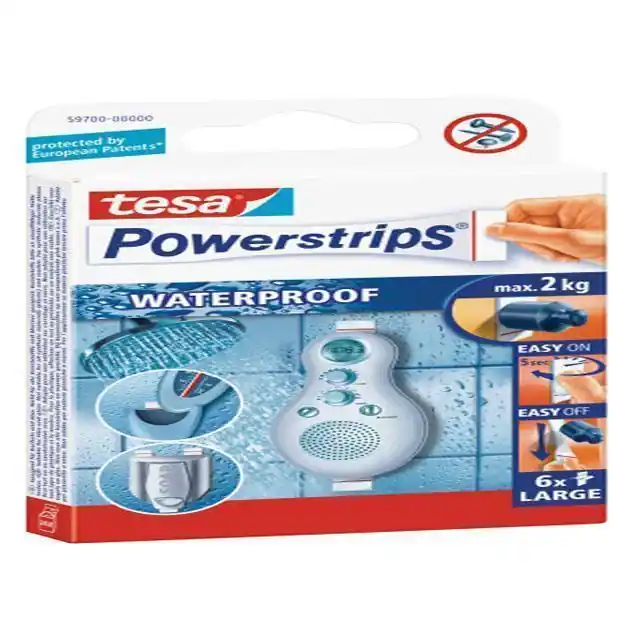 Tesa Powerstrips haak small rond wit