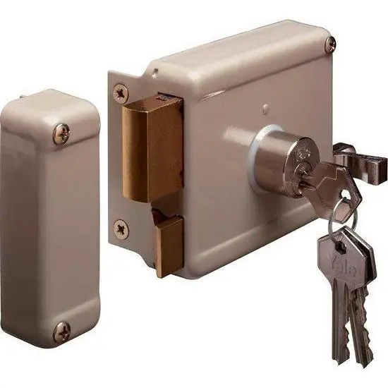 vlp Yale oplegslot type 634, linkssluitend, grijs grijs