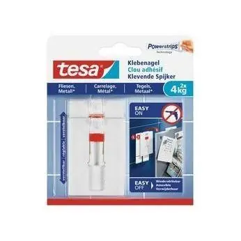 Tesa verstelbare klevende spijker tegels & metaal 4 kg. (2 stuks)