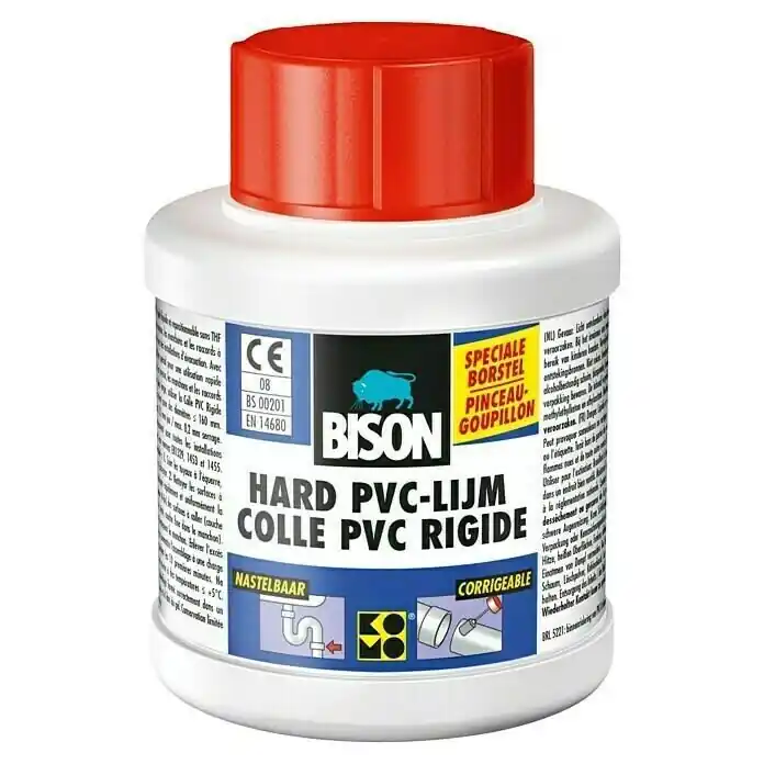 Bison hard pvc lijm 250 ml