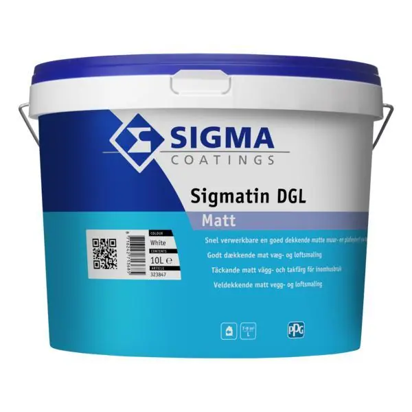 Sigmatin DGL Matt 7000 Wit 10 liter