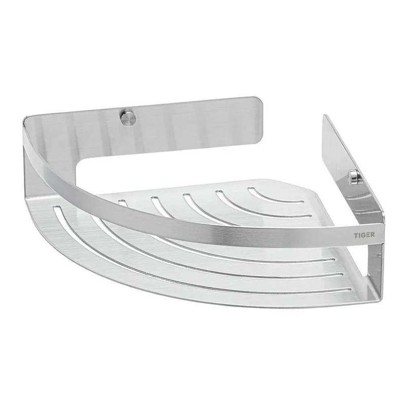 Tiger Caddy douchemand hoek 22,4cm RVS geborsteld