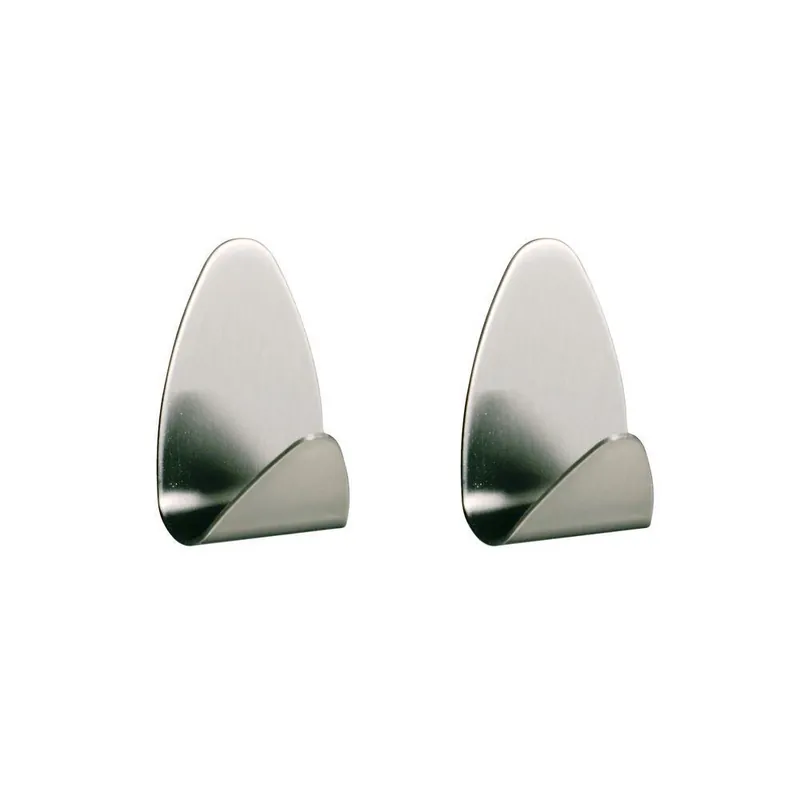 Tiger haak Oval RVS geborsteld (2 stuks)