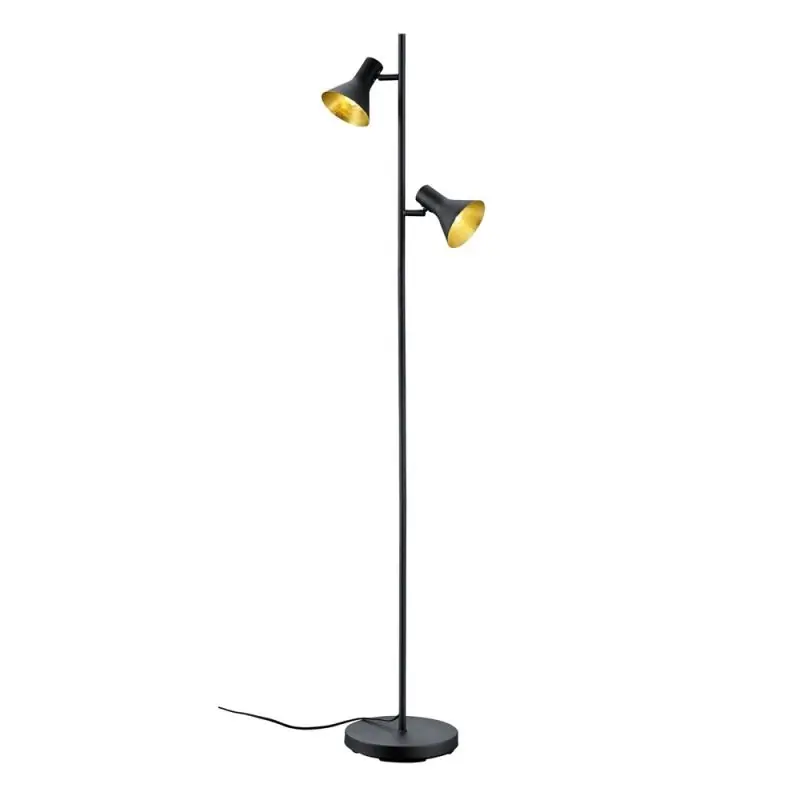 Reality vloerlamp Nina 2xE14 zwart