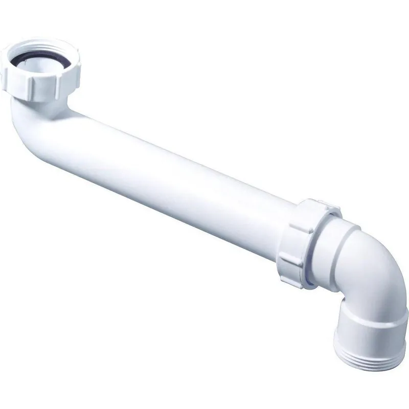 McAlpine ruimtebesparende bocht 6/4"x6/4" wit