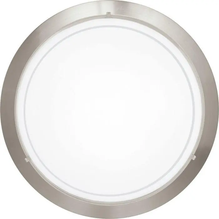 Eglo Planet plafondlamp nikkel mat