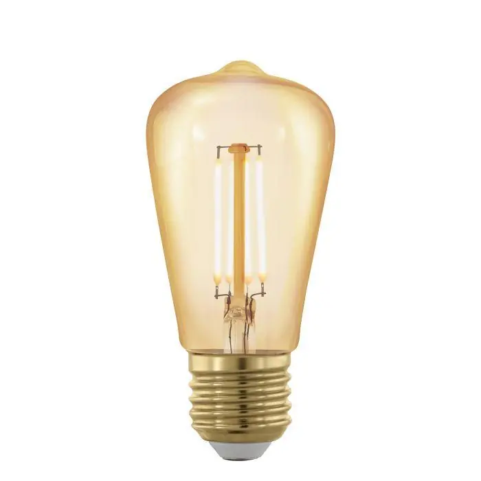 Eglo LED lamp Golden Age E27 4W ST48 amber dimbaar