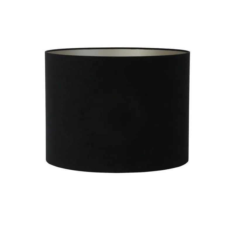 Light & Living lampenkap Velours 40cm zwart