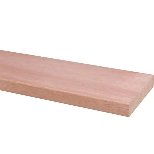 Schaaflat hardhout 27x140mm 240cm