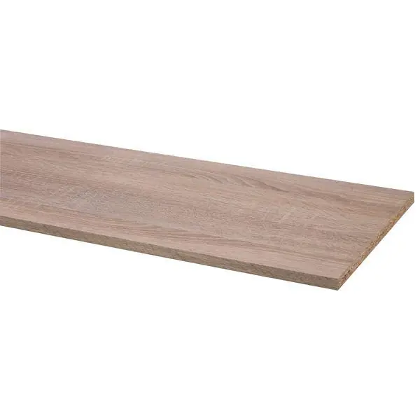 JeWe meubelpaneel reliëf 18mm gebronsd eiken 250x30cm