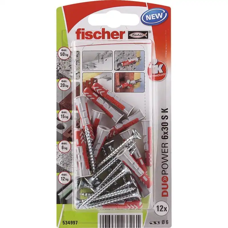 Fischer DUOPOWER 6x30 met schroef