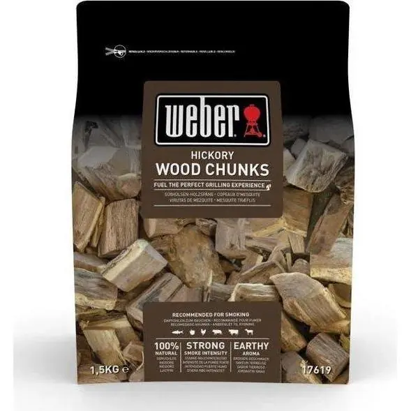 Weber houtblokjes 1,5 kg Hickory