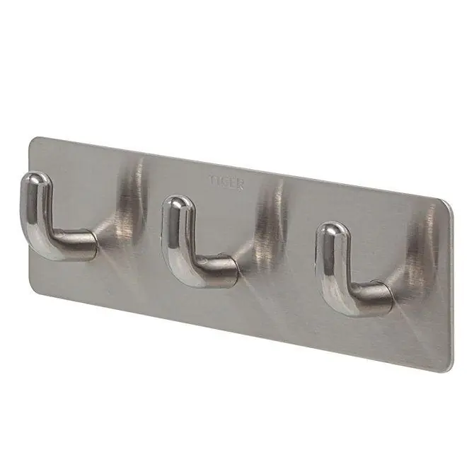 Tiger haak Rack Pinky tape RVS geborsteld