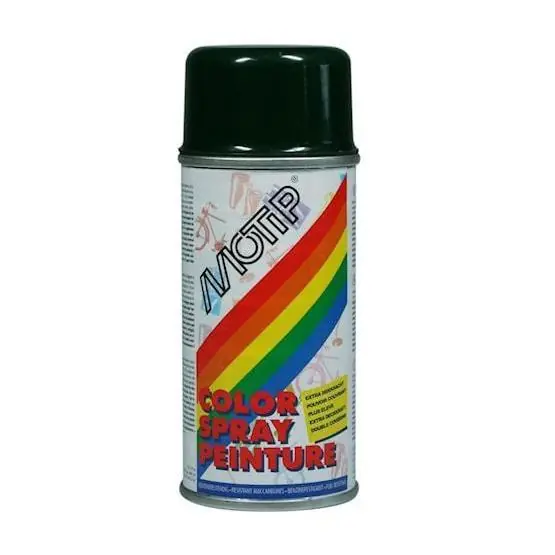 MoTip Deco spuitbus hoogglans RAL6009 dennengroen 150ml