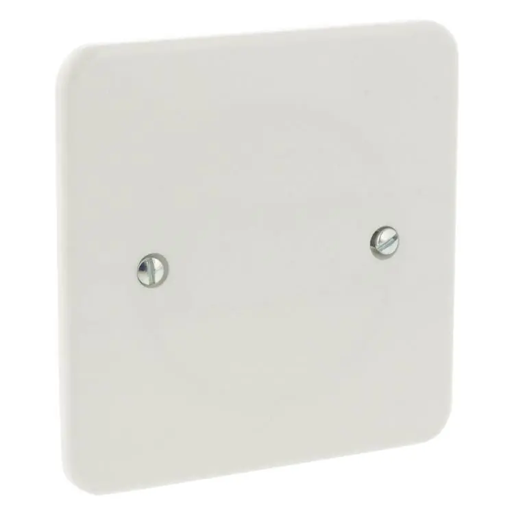 Attema blindplaat universeel 82x82mm polarwit
