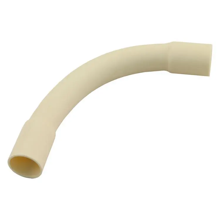 Bocht slagvast 3/4 crème (3 stuks)