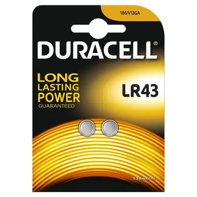 Duracell Alkaline LR43 1.5V (2 stuks)