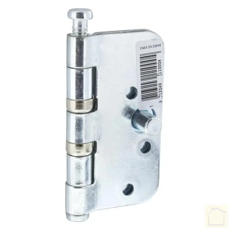 Axa kogelscharnier vierkant model, met ronde hoeken, SKG***, verzinkt 89 x 89 mm (2 stuks)