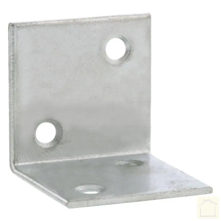 Versterkingshoek met verzonken schroefgaten, verzinkt 40 x 40 x 40 mm