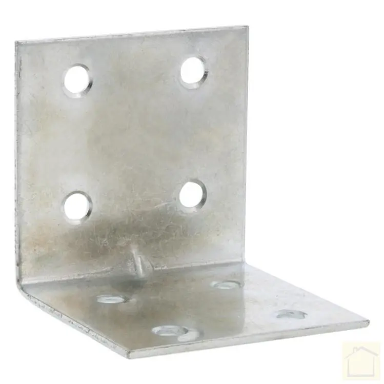 Versterkingshoek verzinkt 60 x 60 x 60 mm 2 stuks