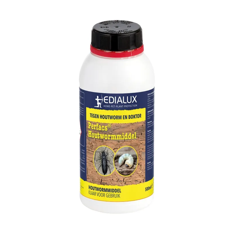 Perfacs houtwormmiddel 500 ml.