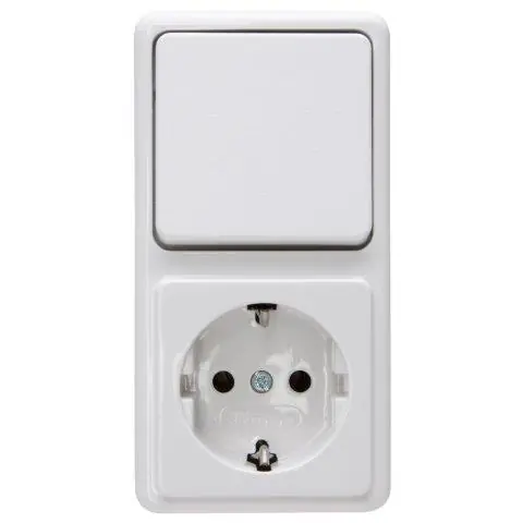 Kopp Standard combinatie 1V RA arctic wit