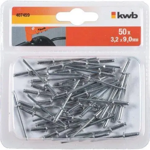 KWB POPNAGELS 3,2 9,0 MM 50 ST.